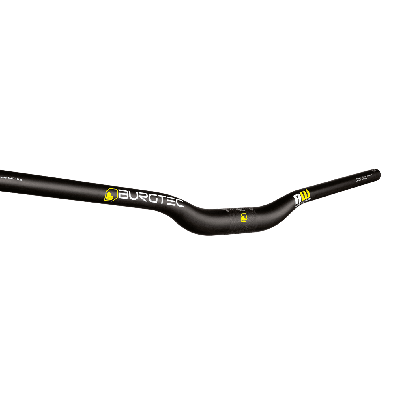 Burgtec Ride Wide Carbon Enduro Handlebar - 35mm Clamp