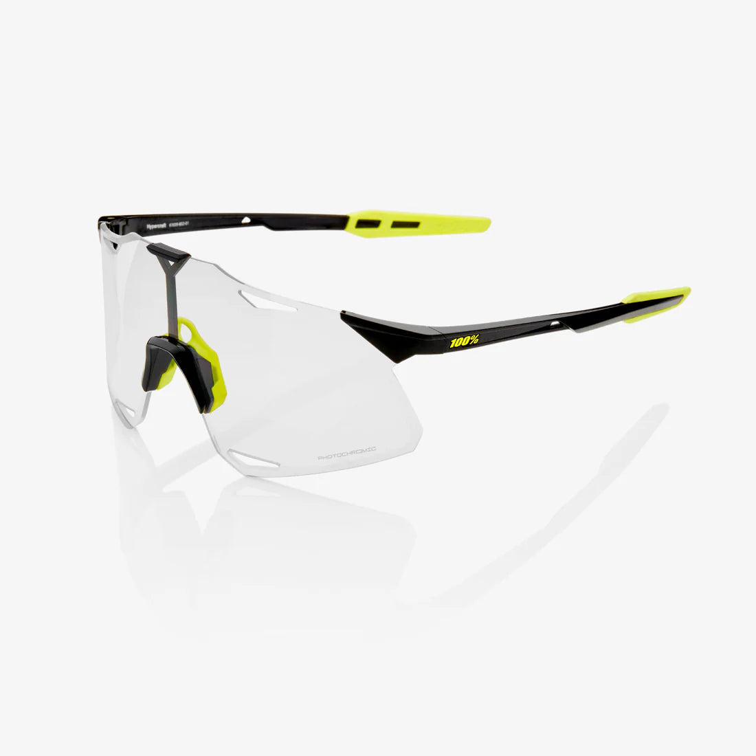 100 Percent Hypercraft Sunglasses - Gloss Black/Photochromic Lens