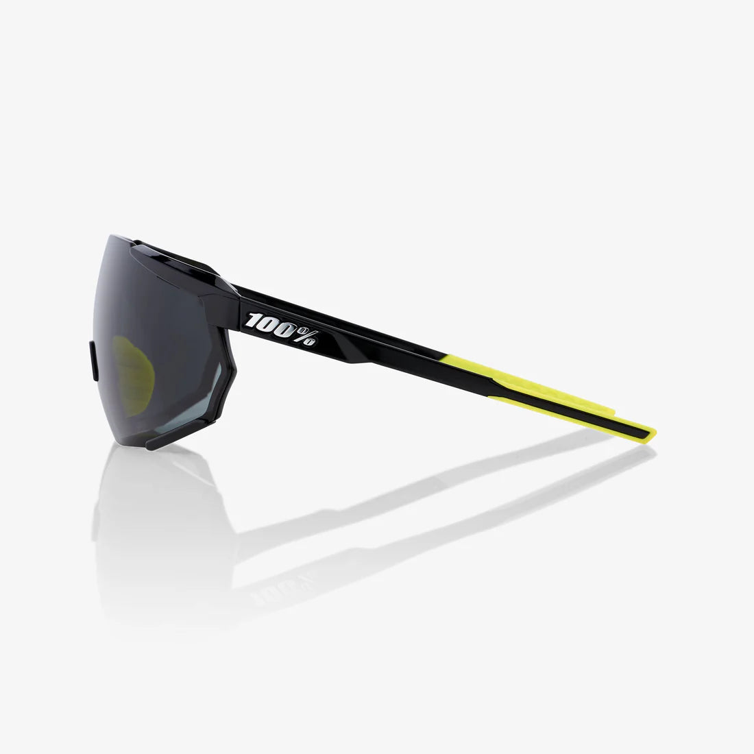 100 Percent Racetrap 3.0 Sunglasses - Gloss Black/Smoke Lens