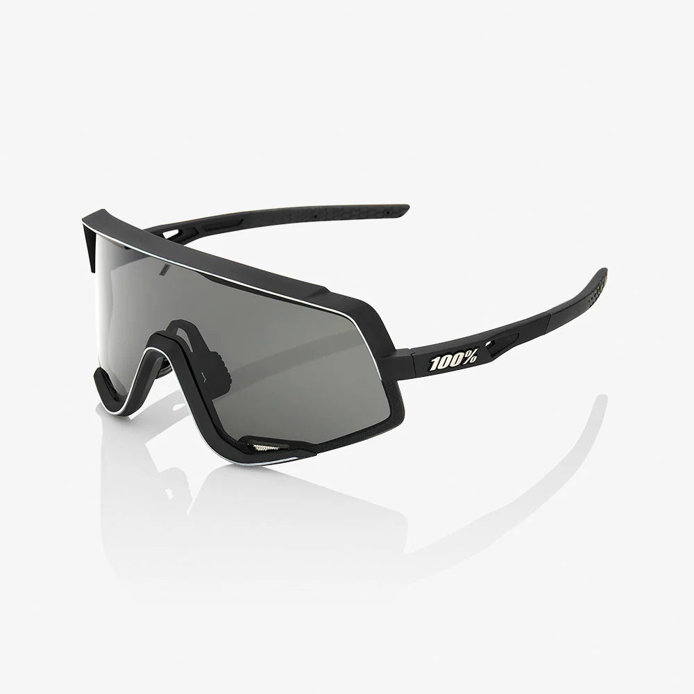 100 Percent Glendale Sunglasses - Soft Tact Black/Smoke Lens