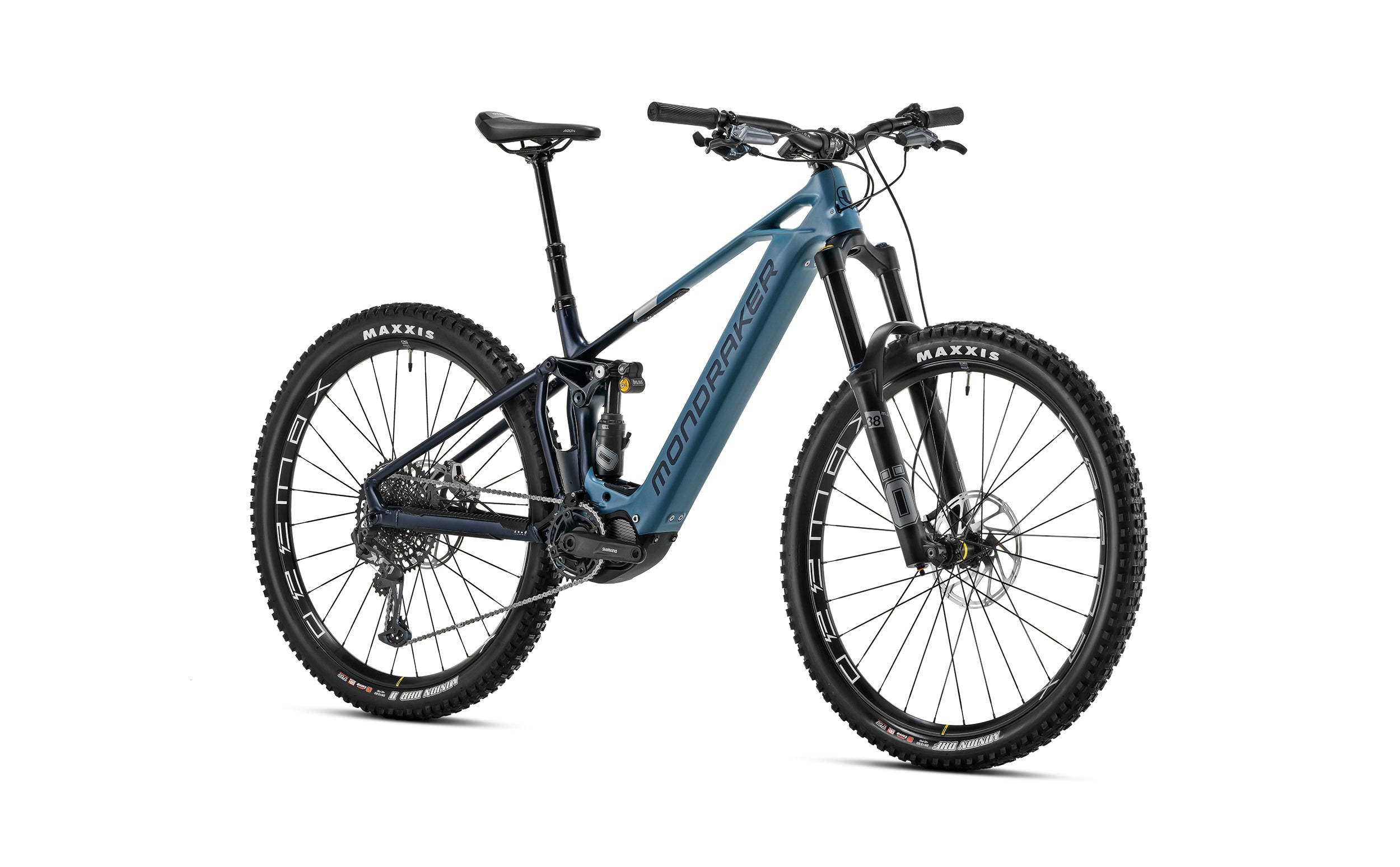 Mondraker Crusher R Electric Mountain Bike Denim Blue