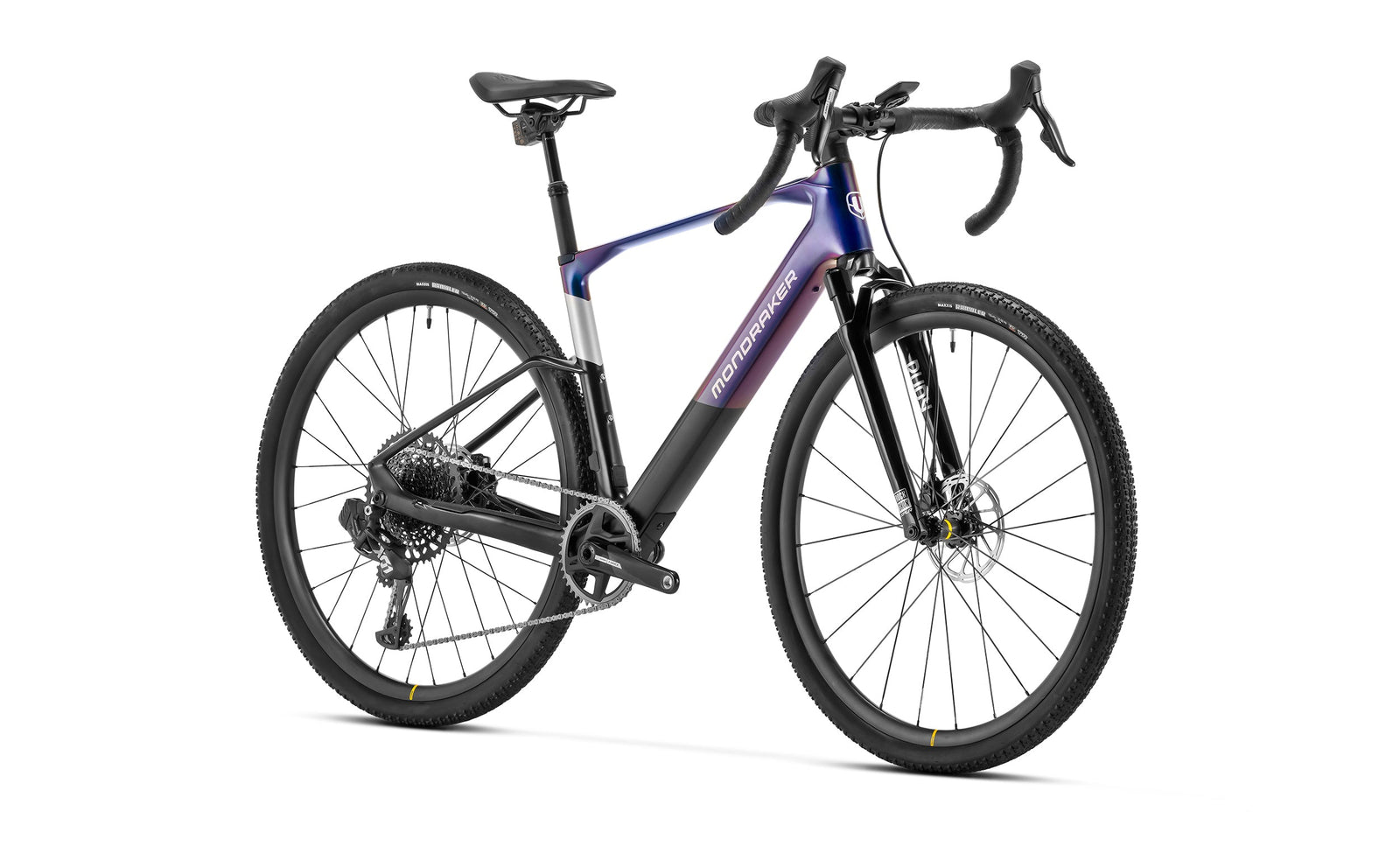 Mondraker Dusty XR Electric Gravel Bike - Translucent Blue Carbon