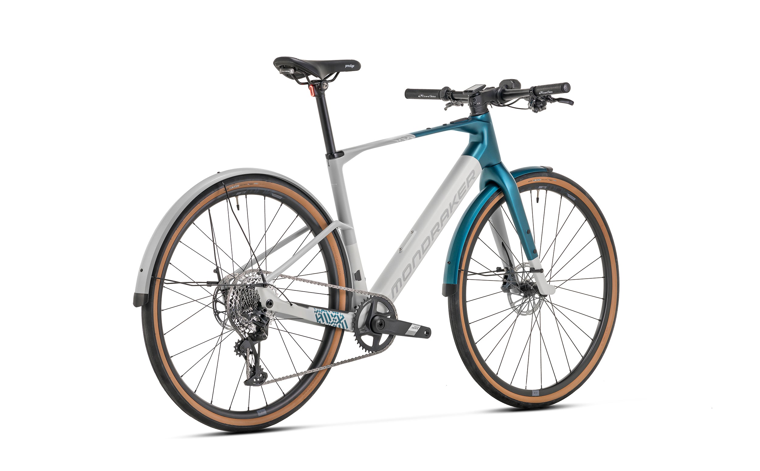 Mondraker Dusty X Electric Gravel Bike - Bunker Grey