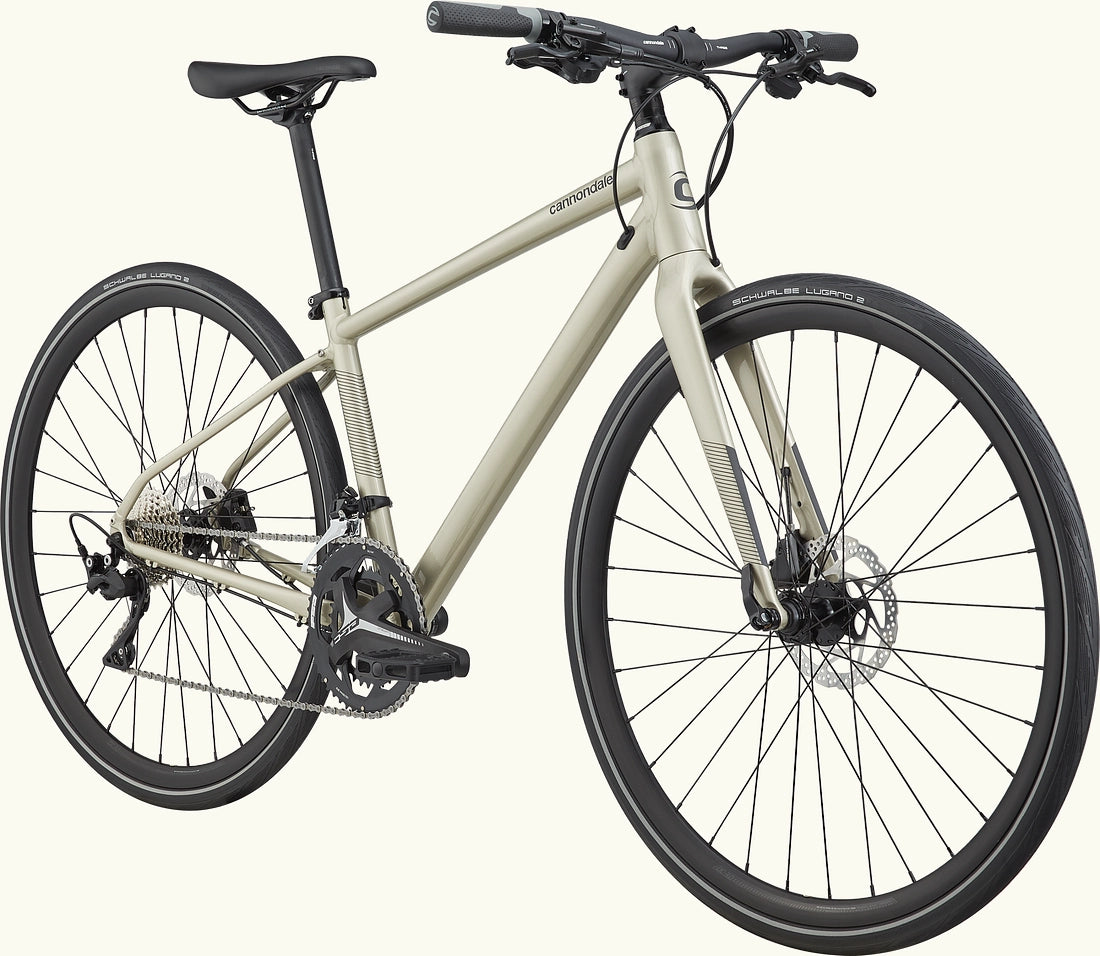 Cannondale Quick 1 Hybrid Bike Champagne The Rolling Fix