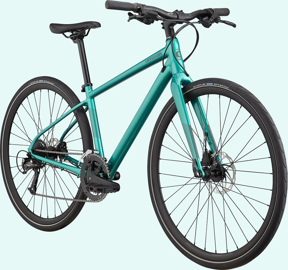 Cannondale Quick 3 Hybrid Bike Turquoise