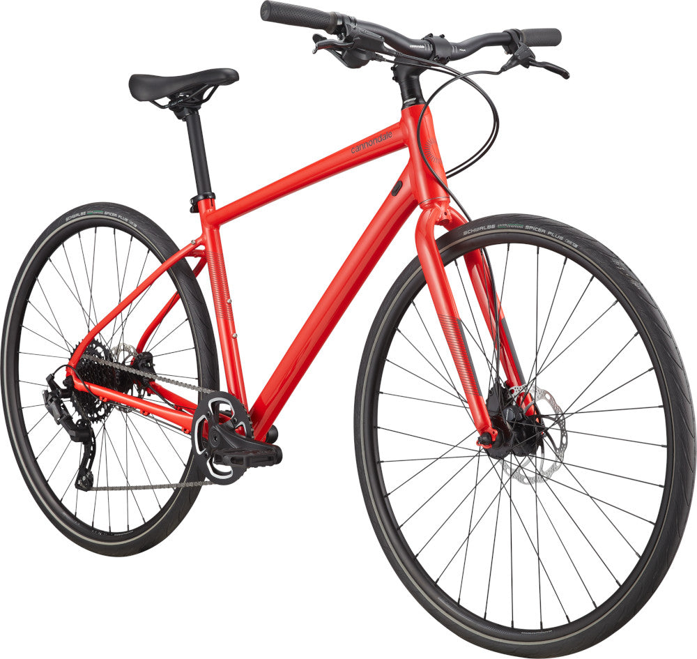 Cannondale Quick 4 Hybrid Bike - Rally Red