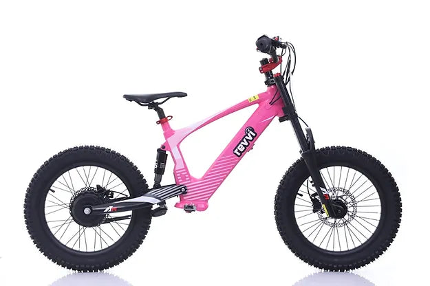 Revvi 18" Plus Kids Electric Balance Bike - Pink