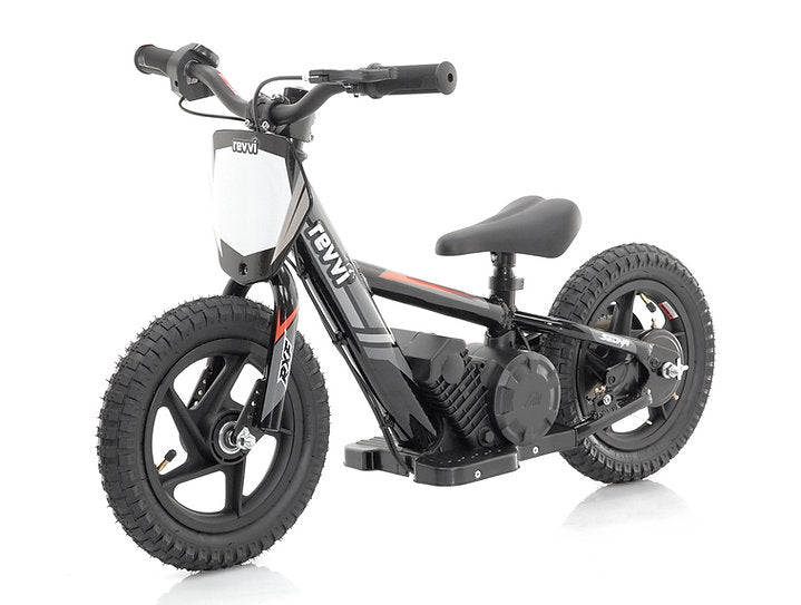 Revvi 12" Kids Electric Balance Bike - Black