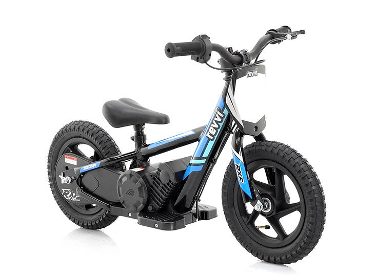 Revvi 12" Kids Electric Balance Bike - Blue