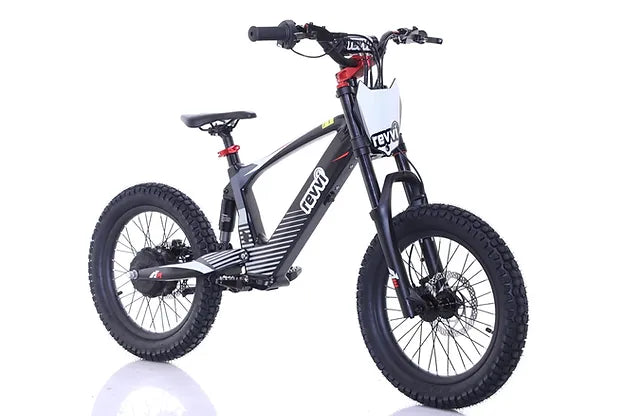 Revvi 18" Plus Kids Electric Balance Bike - Black