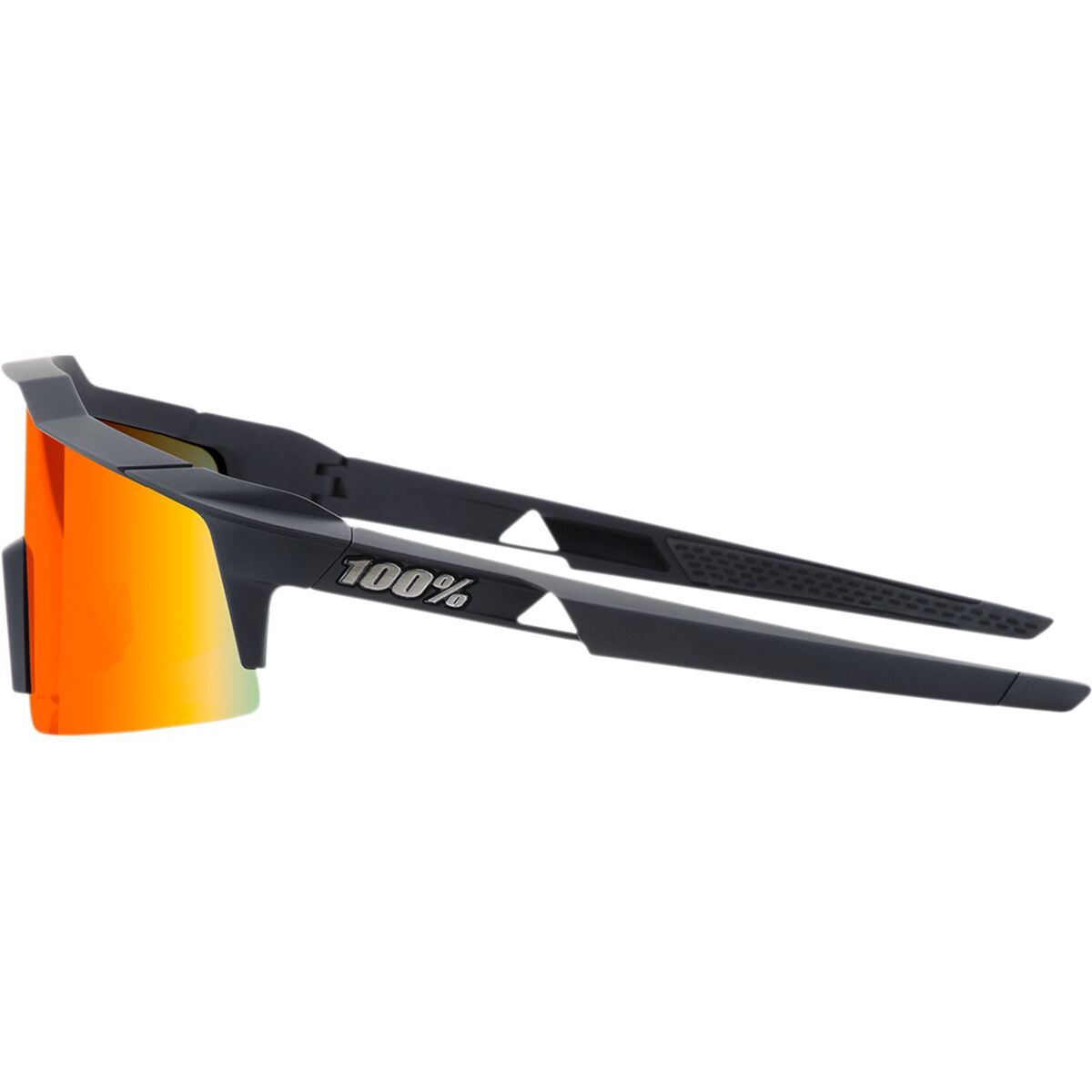 100 Percent Speedcraft SL Sunglasses - Soft Tact Black/HiPER Red Multilayer Mirror Lens